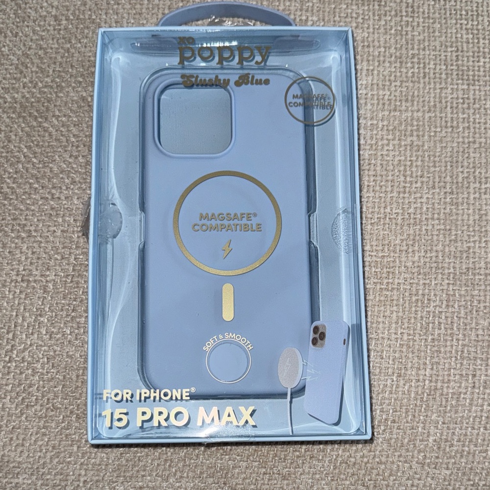 Poppy Plushy Blue iPhone 15 Pro Max Case